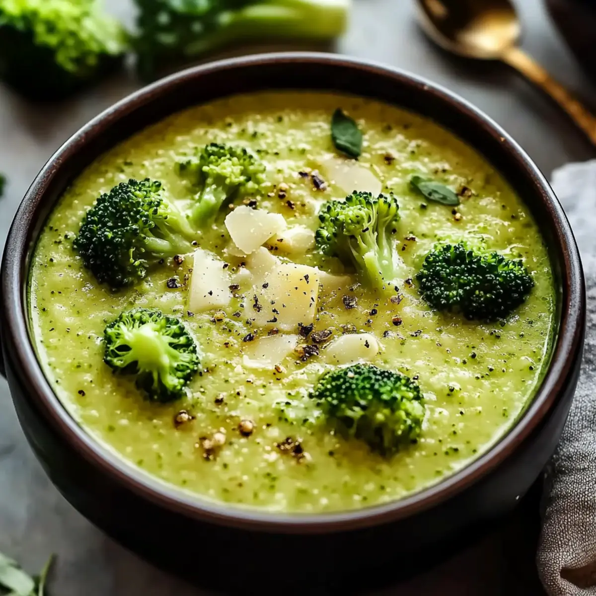 Garlic Italian Broccoli Soup