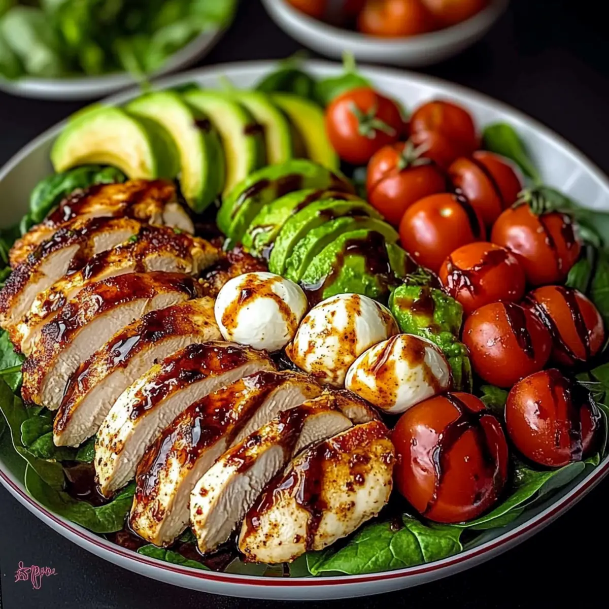 Baked Marinated Chicken Salad