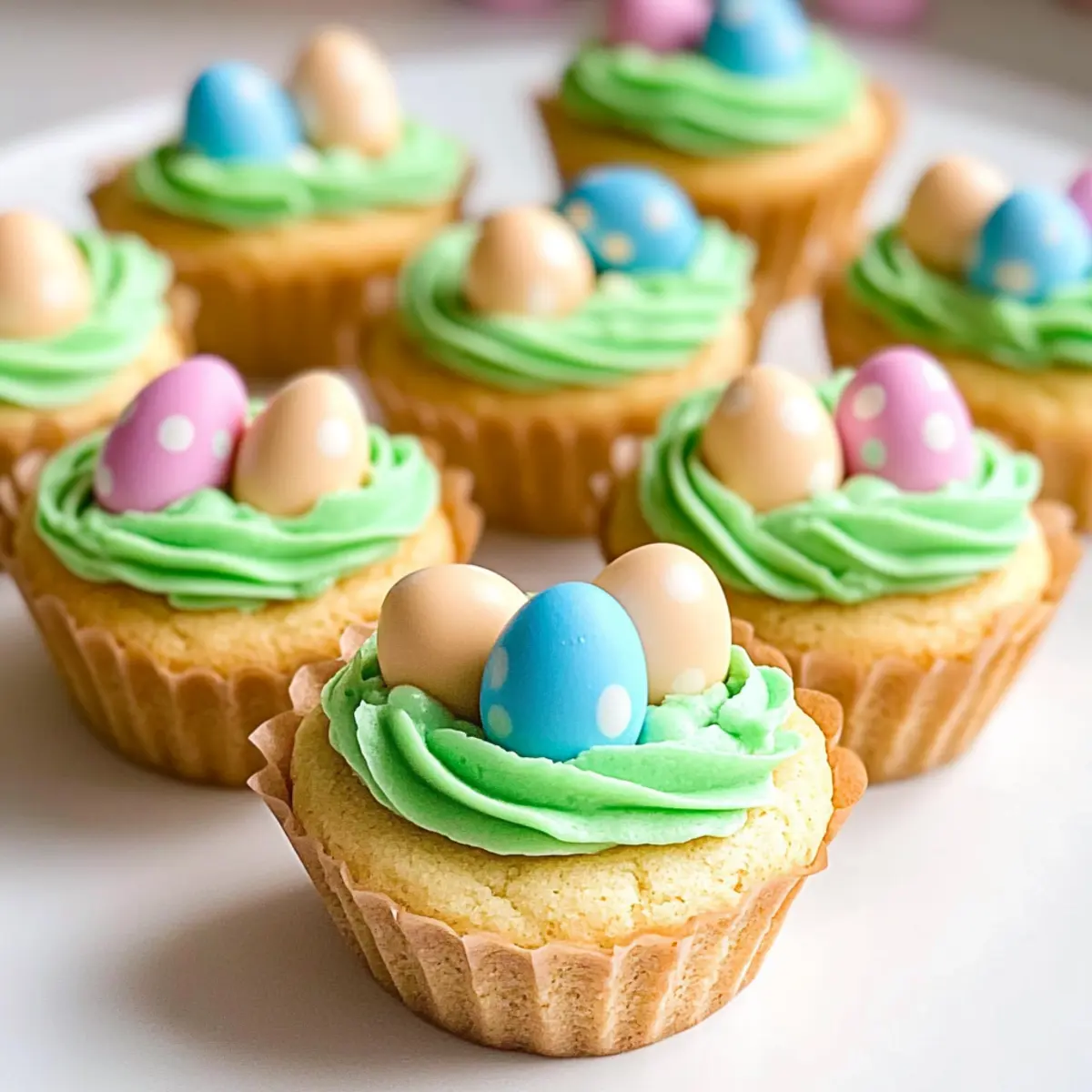 Easter Basket Sugar Cookie Cups