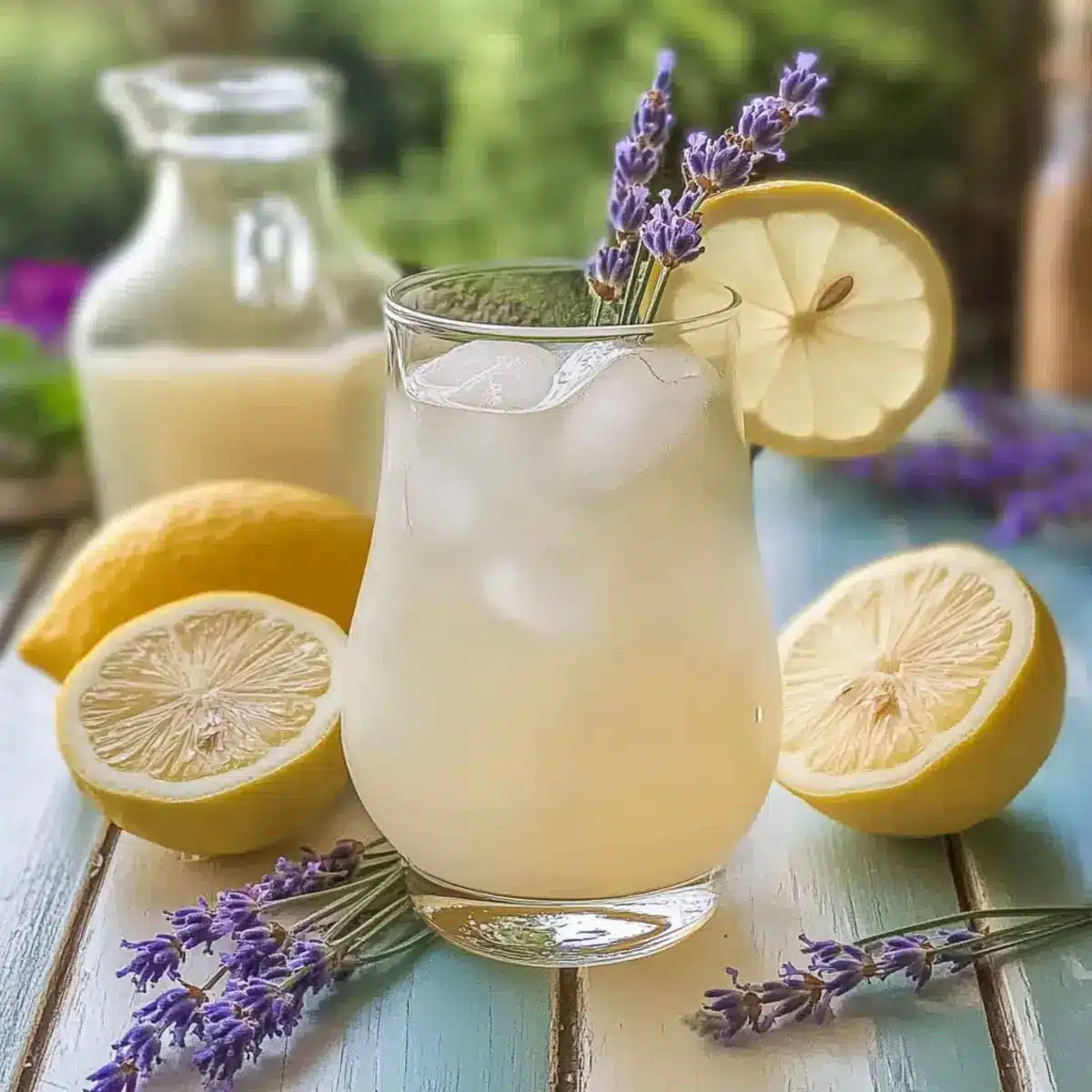 Coconut Lavender Lemonade Mocktail Recipe: