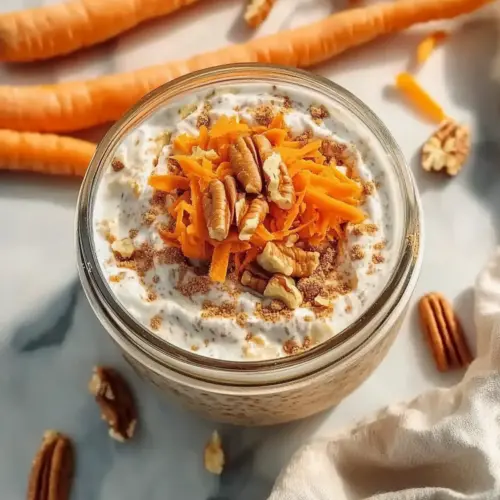 Tasty Carrot Cake Overnight Oats