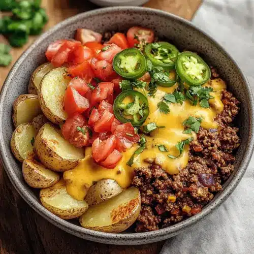 Loaded Fiesta Potato Bowls