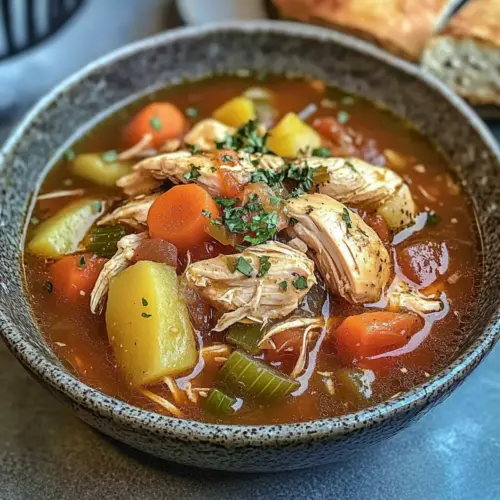 Slow Cooker Tuscan Chicken Stew