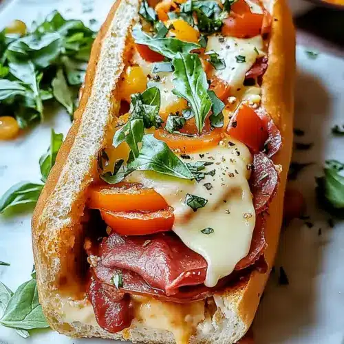 Baked Italian Grinder Sandwiches