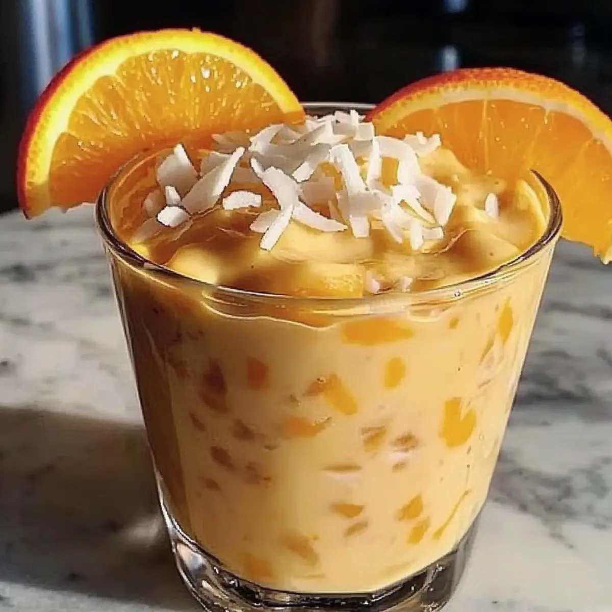 Refreshing Coconut Orange Glow