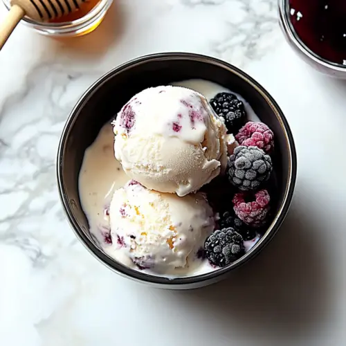 Homemade Greek Yogurt Ice Cream