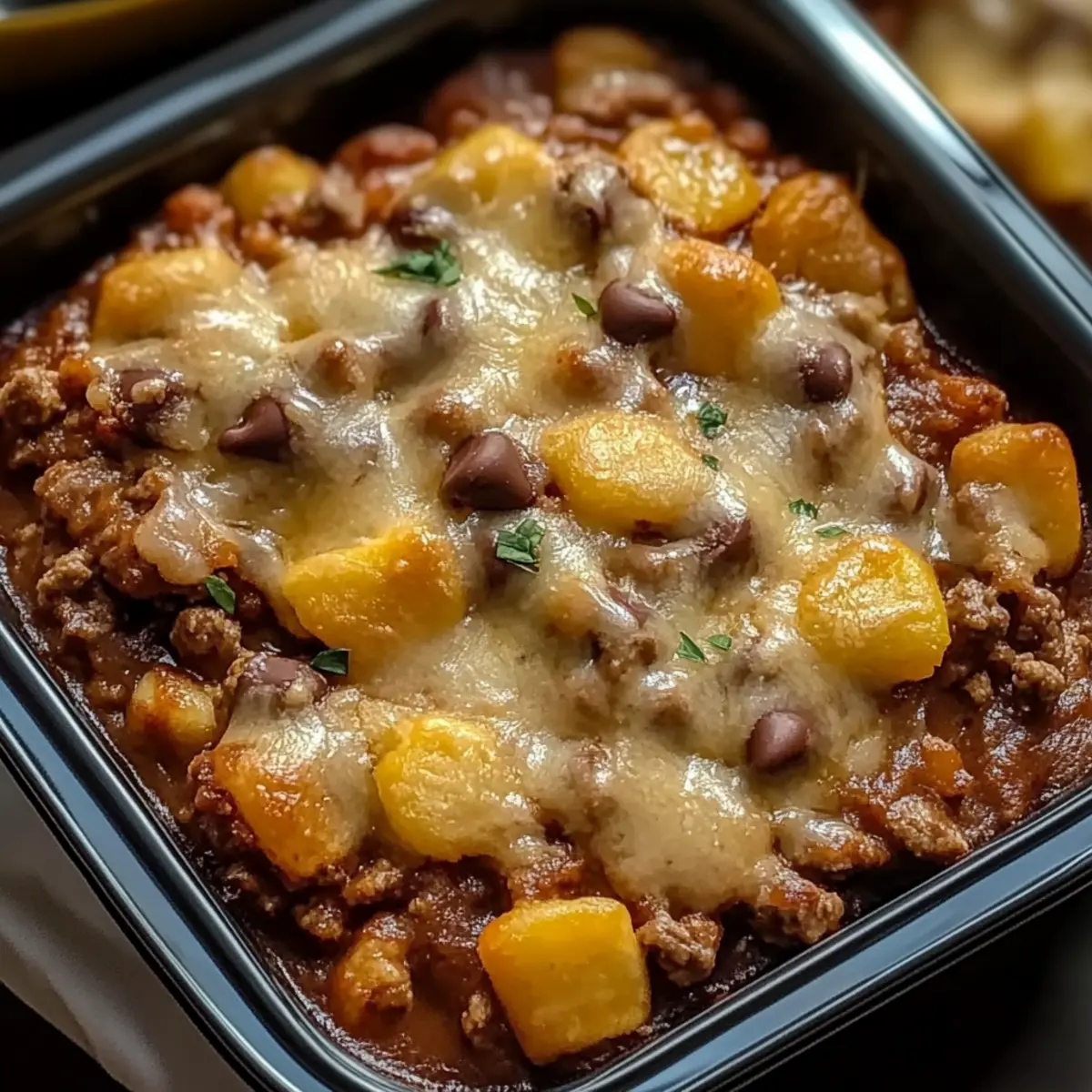 Slow Cooker Cowboy Casserole