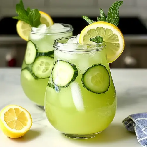 Refreshing Cucumber Lemonade