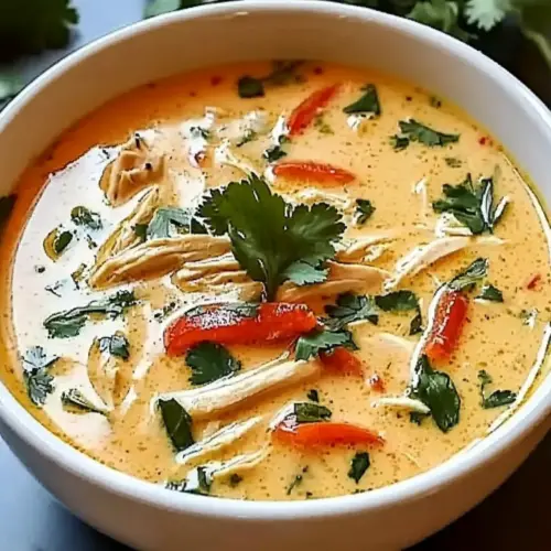 Crockpot Thai Coconut Chicken Soup