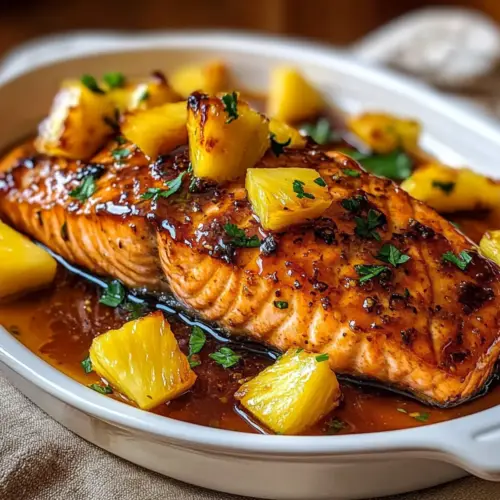 Pineapple Glazed Salmon