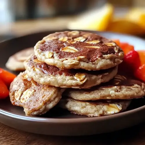 Banana Oatmeal Pancakes Recipe