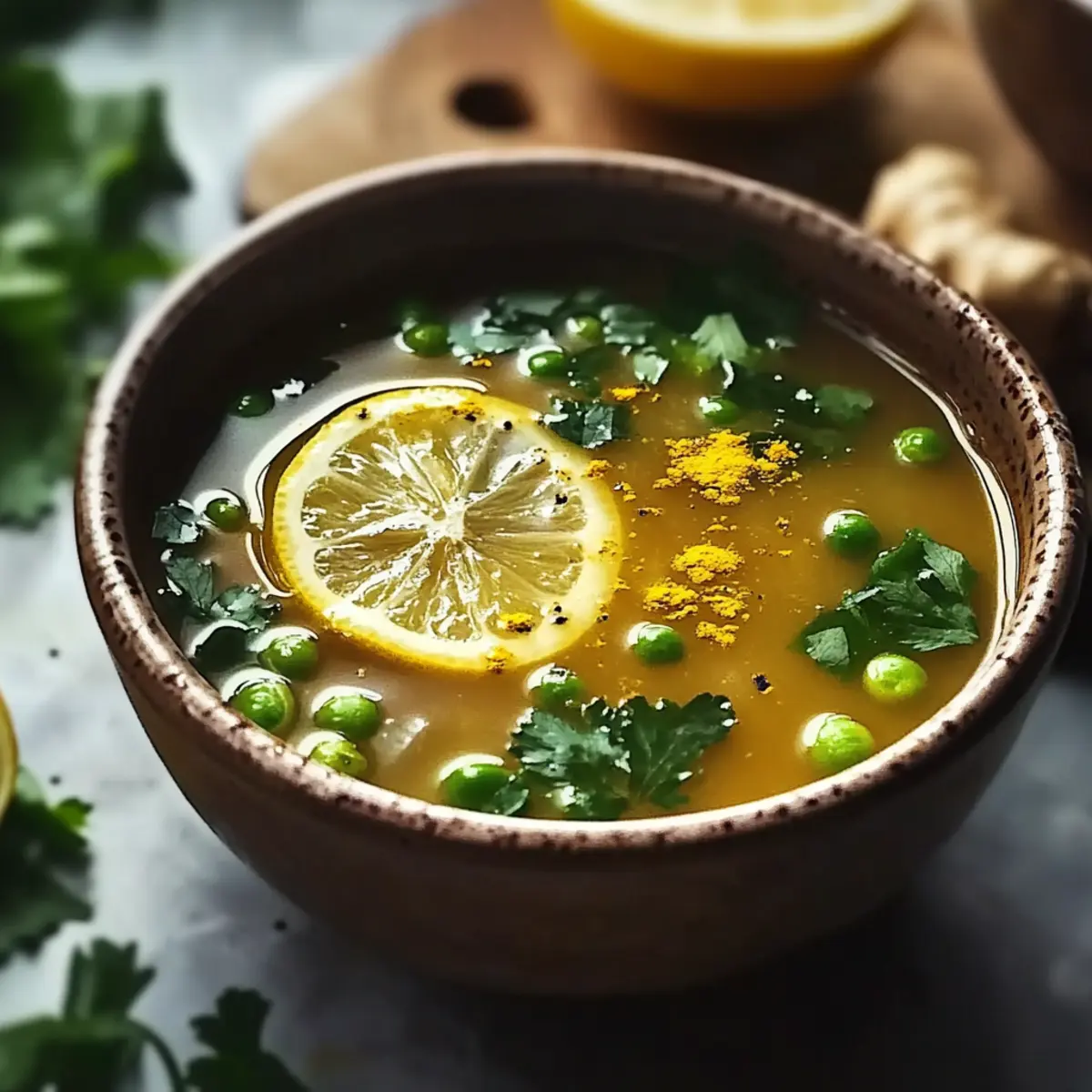 Miso-Ginger Lemon Detox Broth