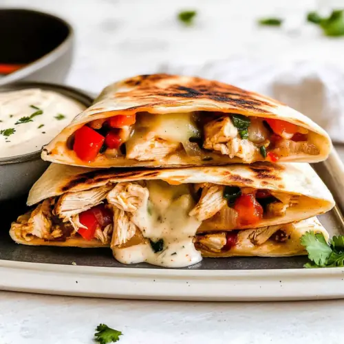 Authentic Chicken Quesadilla