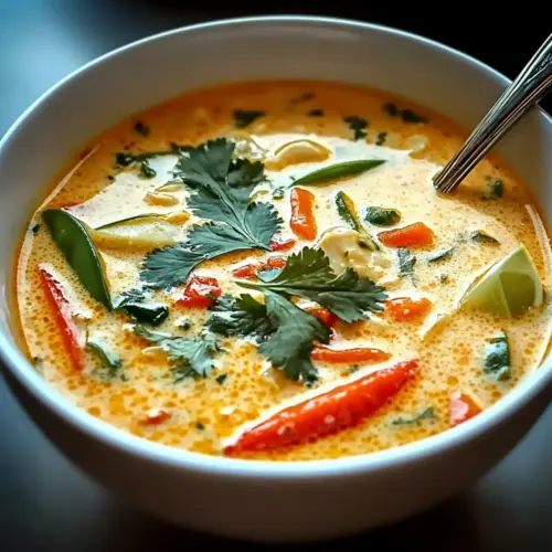 Thai Coconut Curry Soup
