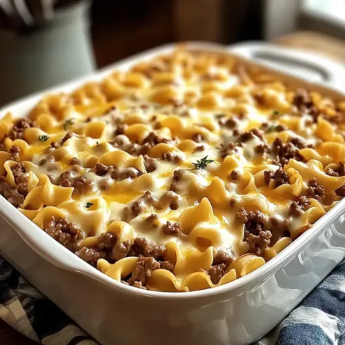 Sour Cream Beef Noodle Casserole