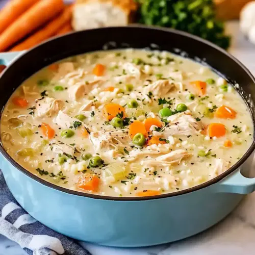 Crack Chicken Rice Soup