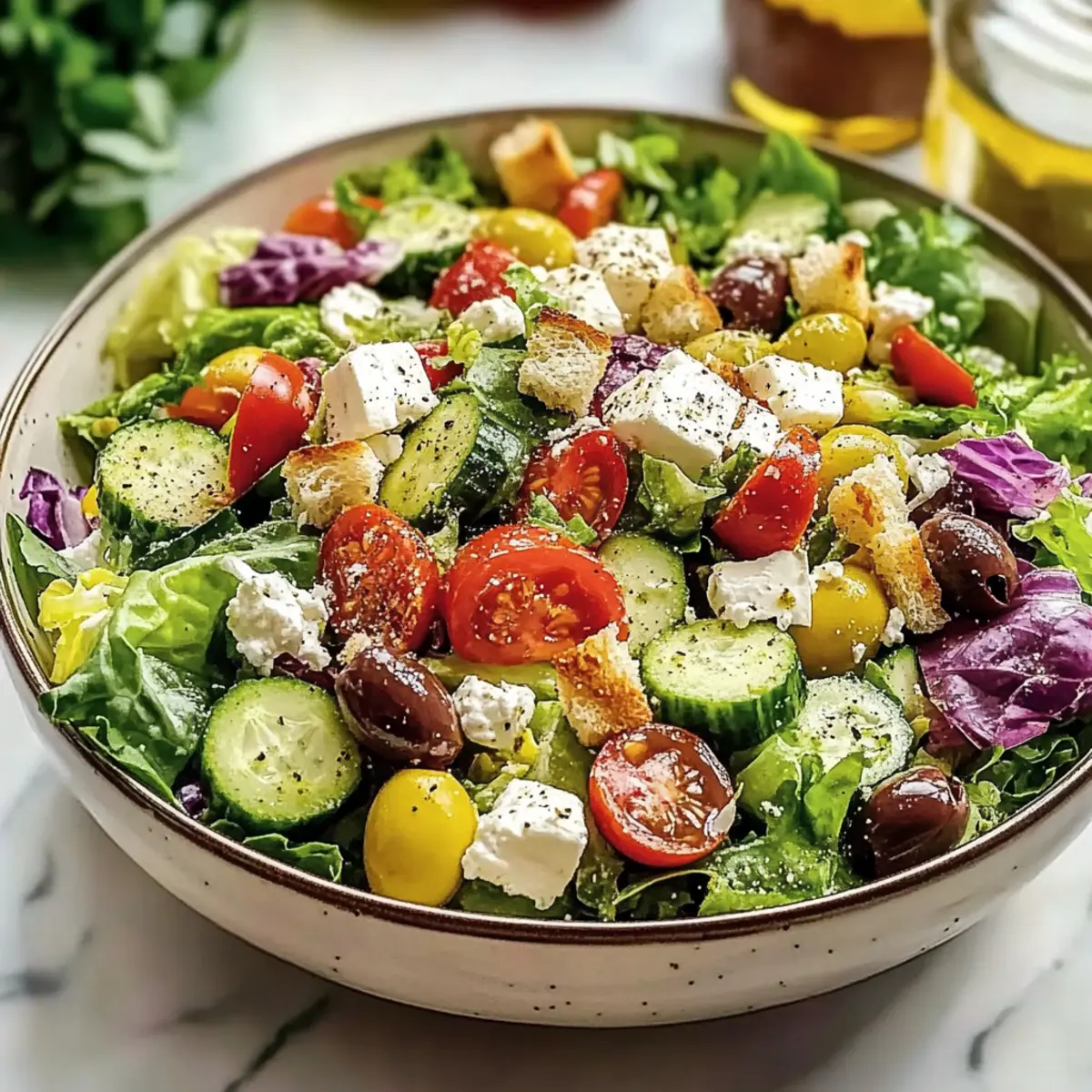 Classic Mediterranean Salad