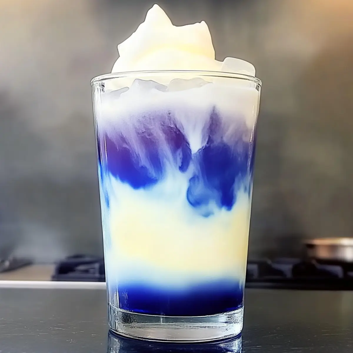 Iced Blue Tea Latte Recipe