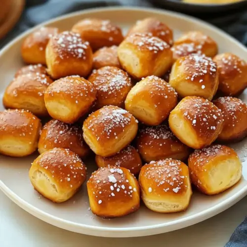 Easy Homemade Soft Pretzel Bites