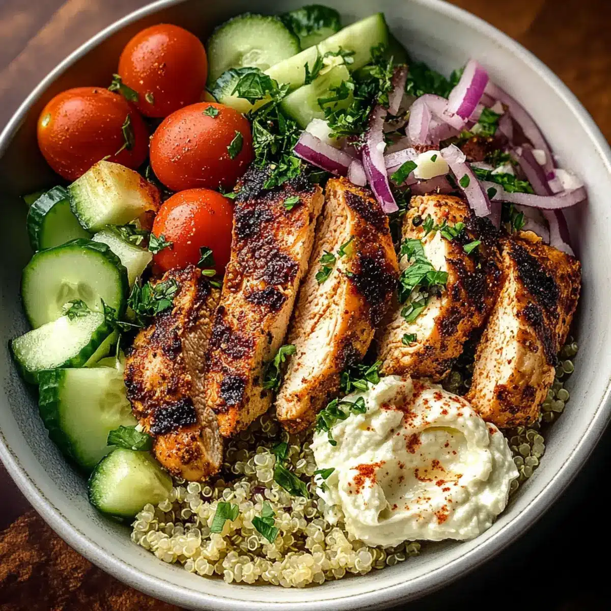Mediterranean Chicken Bowl