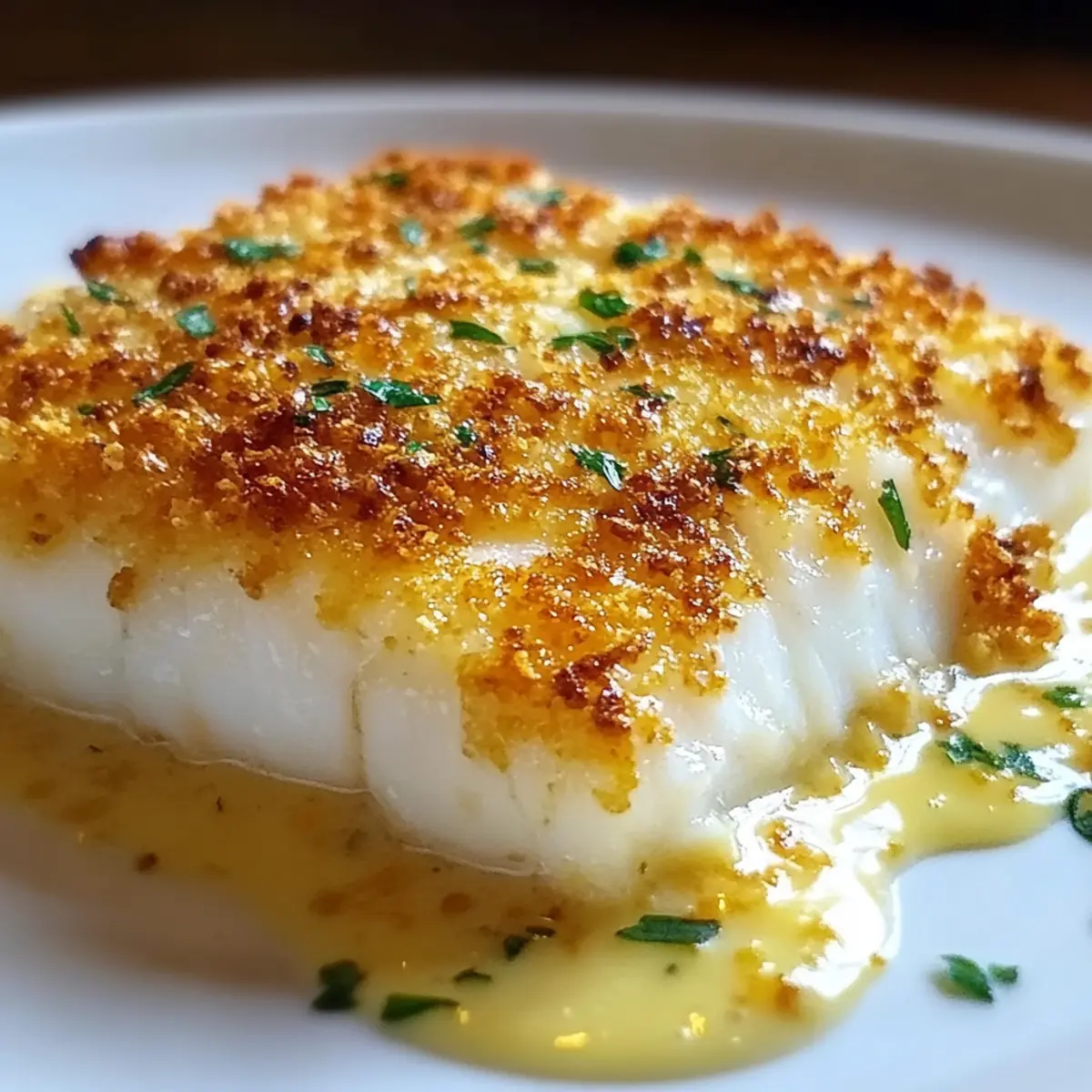 Baked Cod with Mayo and Parmesan