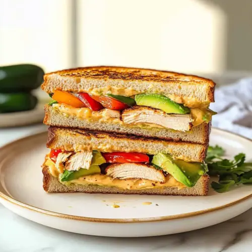 Chipotle Chicken Avocado Melt