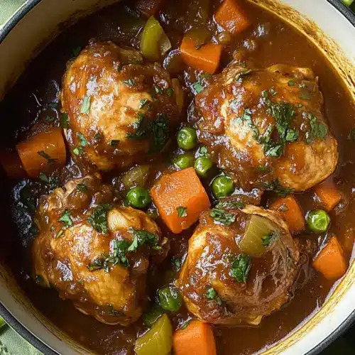 Savory Brown Stew Chicken