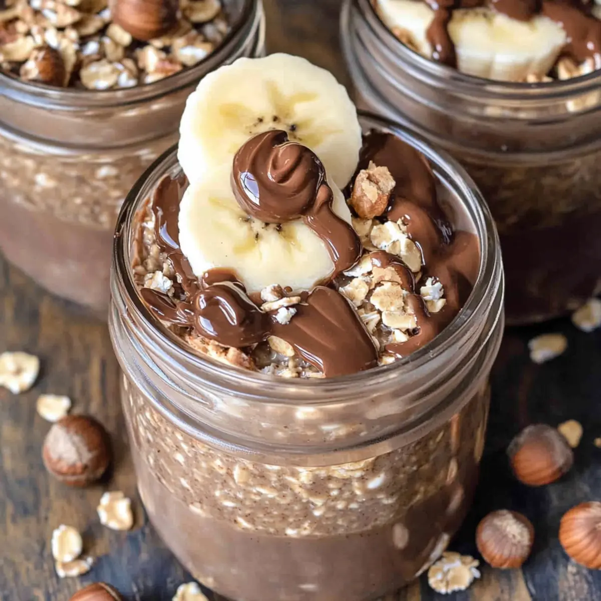 Epic Nutella Overnight Oats
