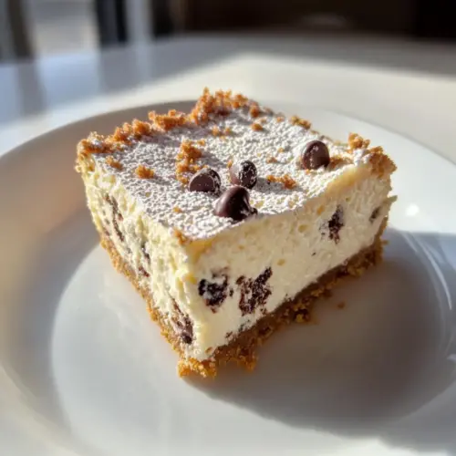 Cannoli Cheesecake Bars