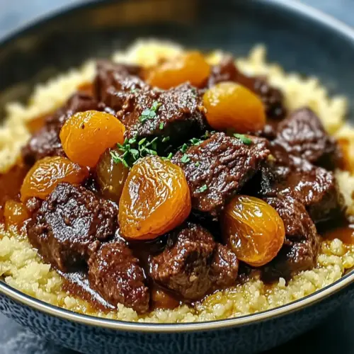 Moroccan-Inspired Beef Stew with Apricots