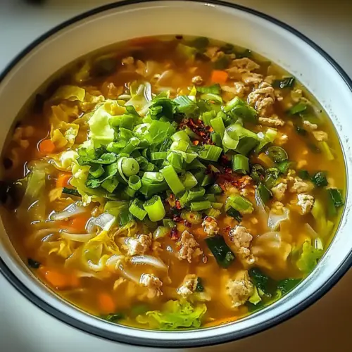 Cozy One-Pot Egg Roll Soup