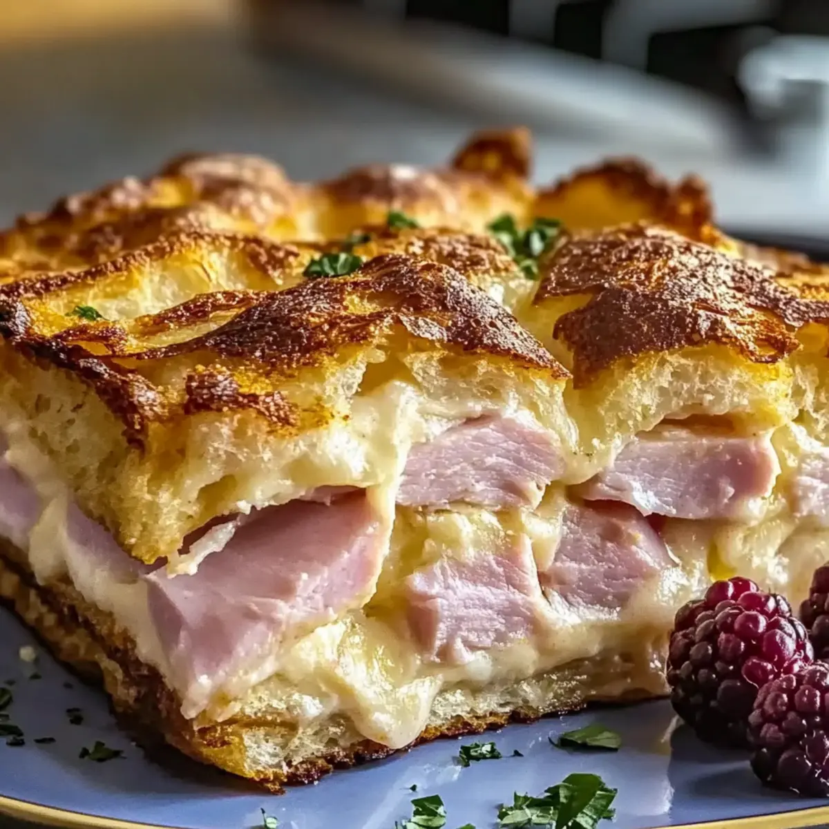 Monte Cristo Breakfast Casserole