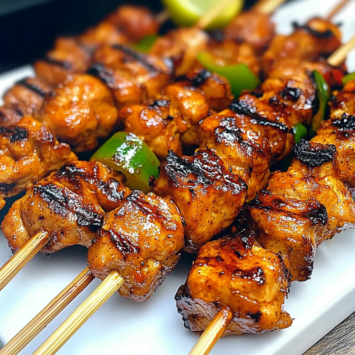 Puerto Rican Chicken Skewers