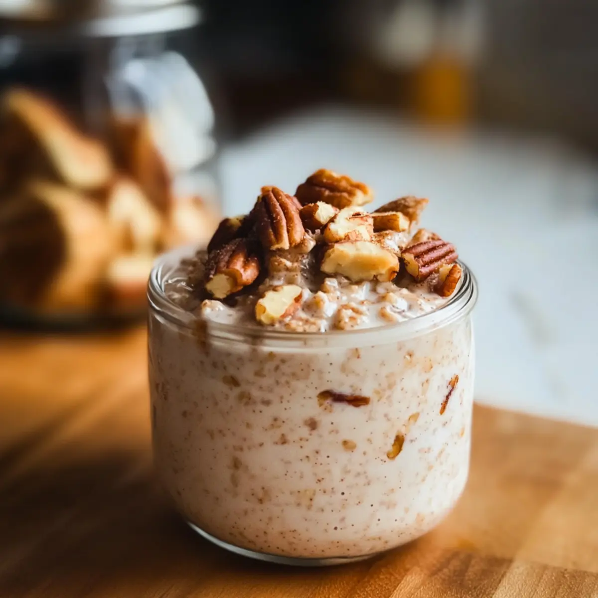 Cinnamon Roll Overnight Oats