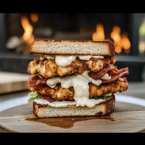 Crispy Bacon Ranch Chicken Melt