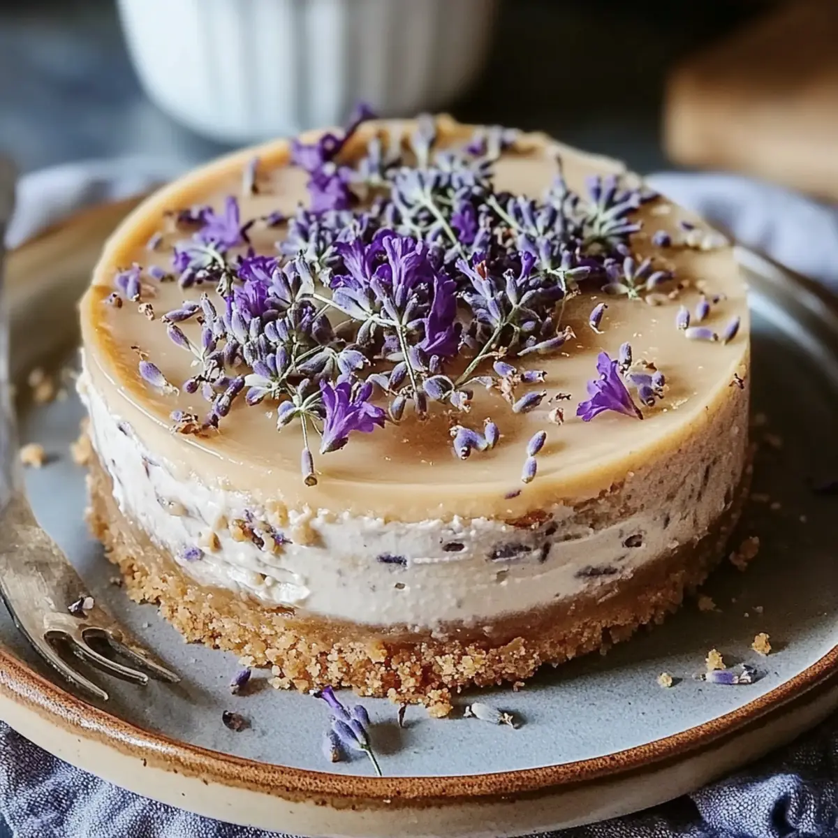 Honey Lavender Cheesecake