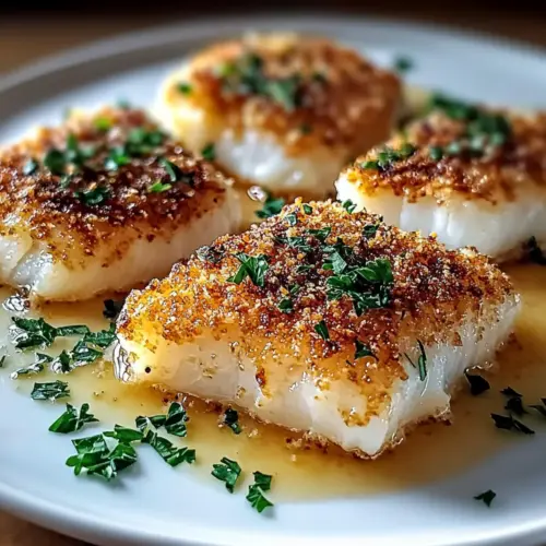 Crispy Baked Cod with Garlic