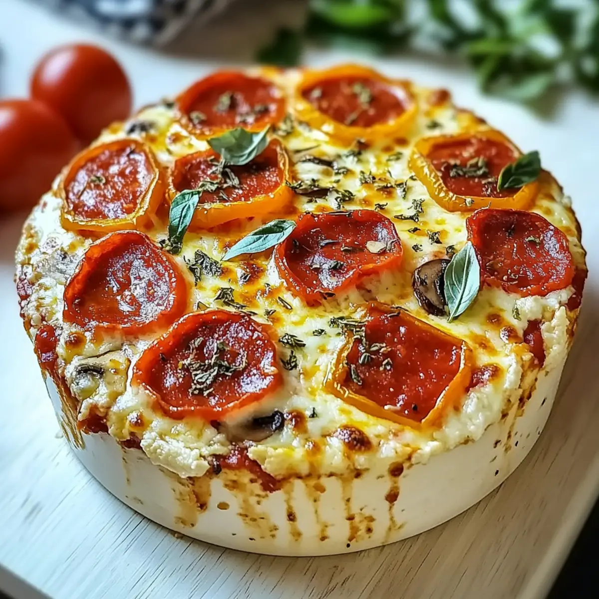 Cottage Cheese Pizza Bowl