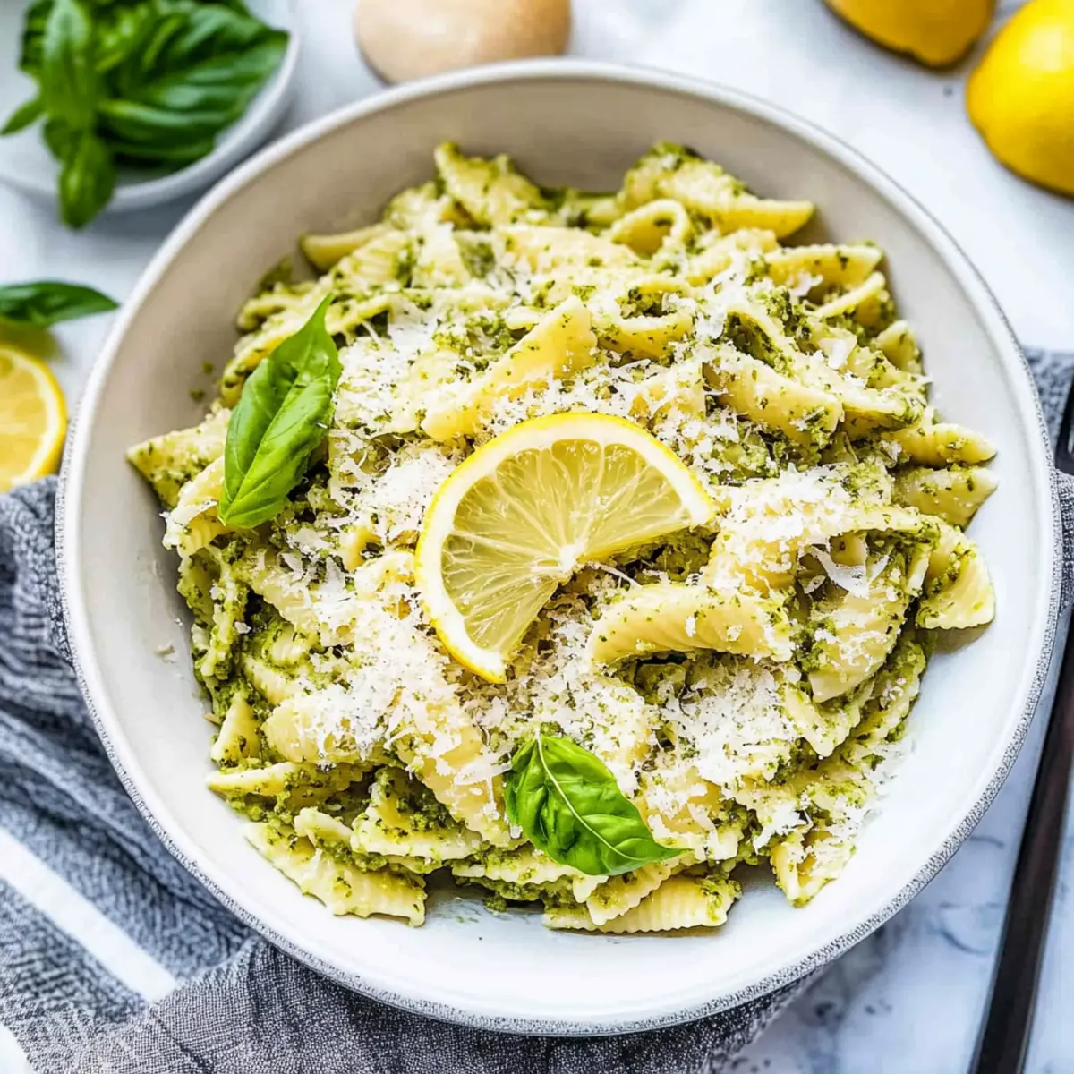 Pesto Ricotta Pasta