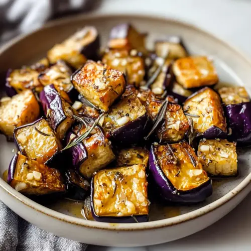 Garlic Roasted Eggplant