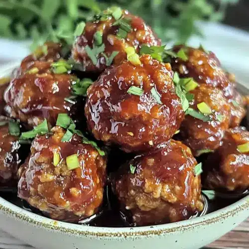 Summer Crockpot Honey Garlic Meatballs