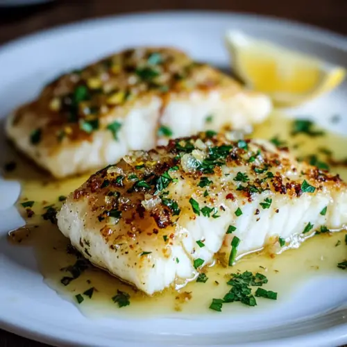 Irresistible Lemon Garlic Butter Cod