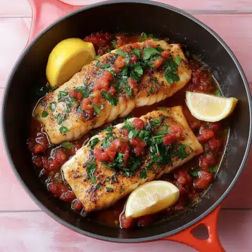 Baked Old Bay Garlic Butter Cod