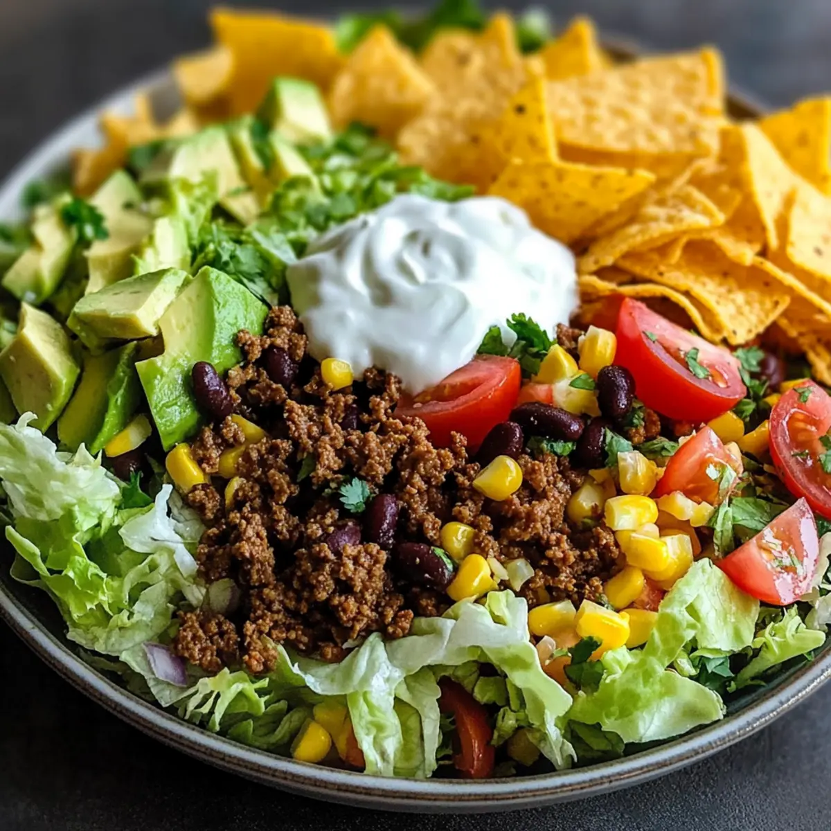 Healthy taco salad recipe