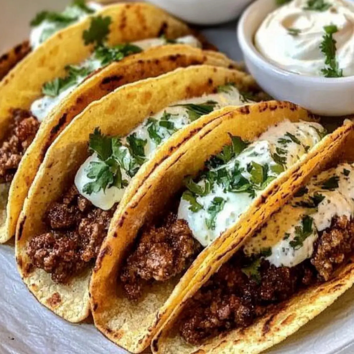 Crispy Beef Tacos