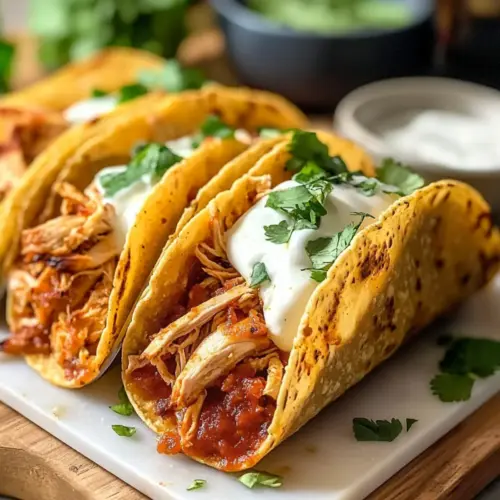 Crispy Chicken Tacos