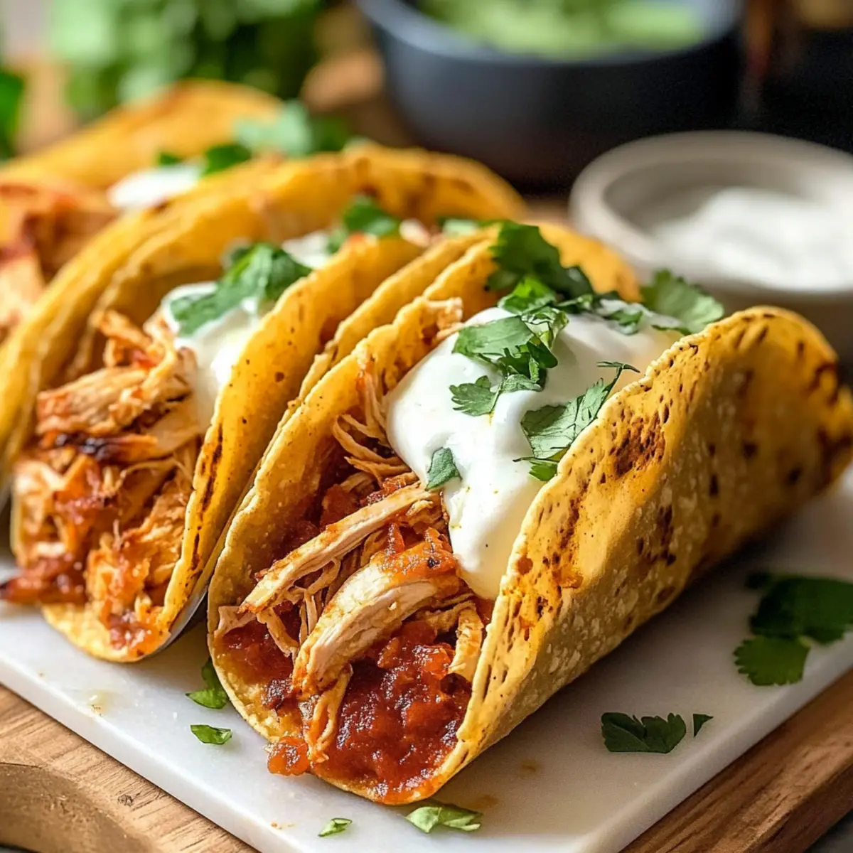 Crispy Chicken Tacos