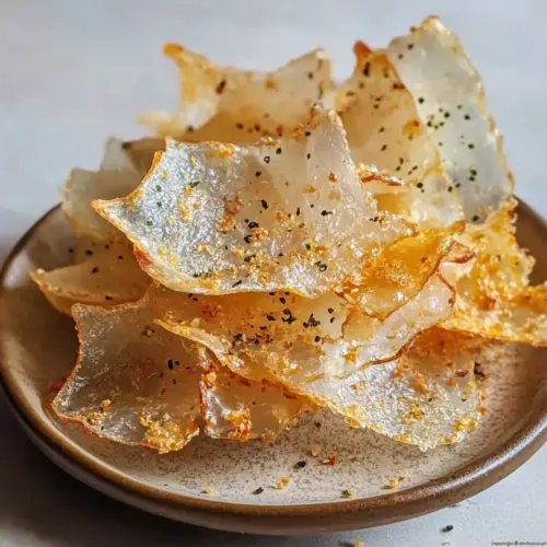 Air Fryer Rice Paper Chips