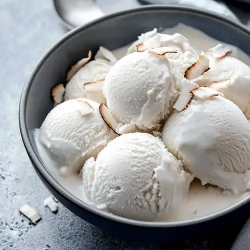 Easy Coconut Ice Cream