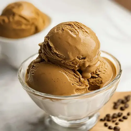 Homemade Espresso Coffee Ice Cream
